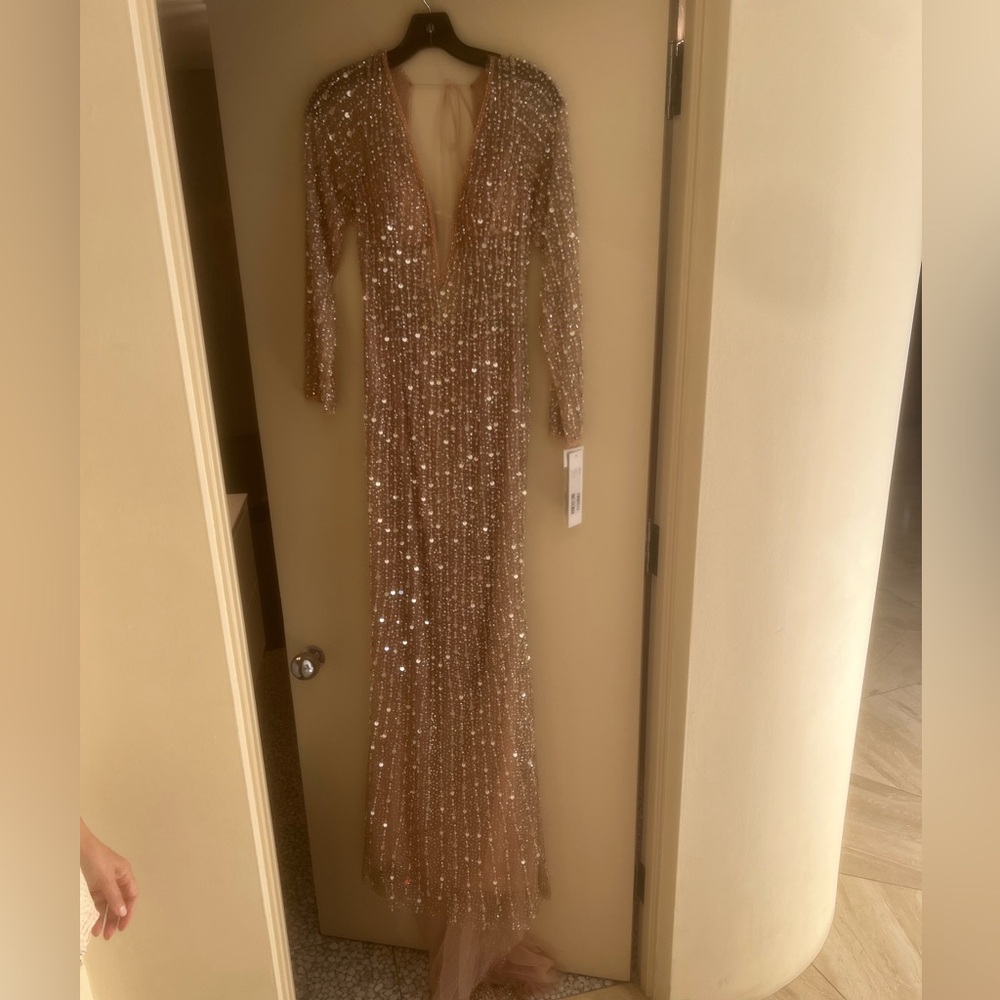 Jovani Elegant Sequin Evening Gown